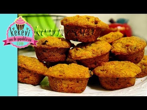 5 dakikada Havuçlu Muffin - Kekevi Yemek Tarifleri