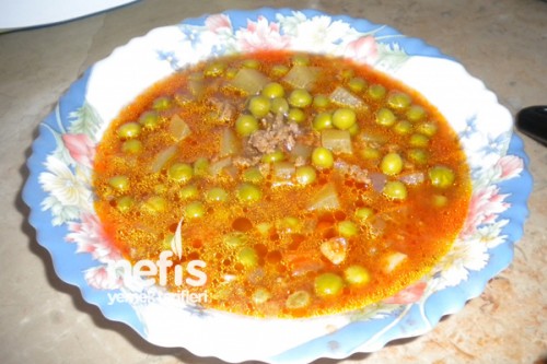Kıymalı Bezelye Yemeği