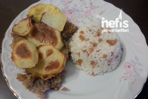 Patatesli Tepsi Kebabı