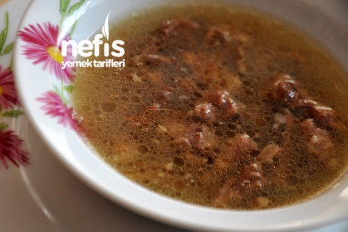 Haşlama Kemikli Et Çorbası