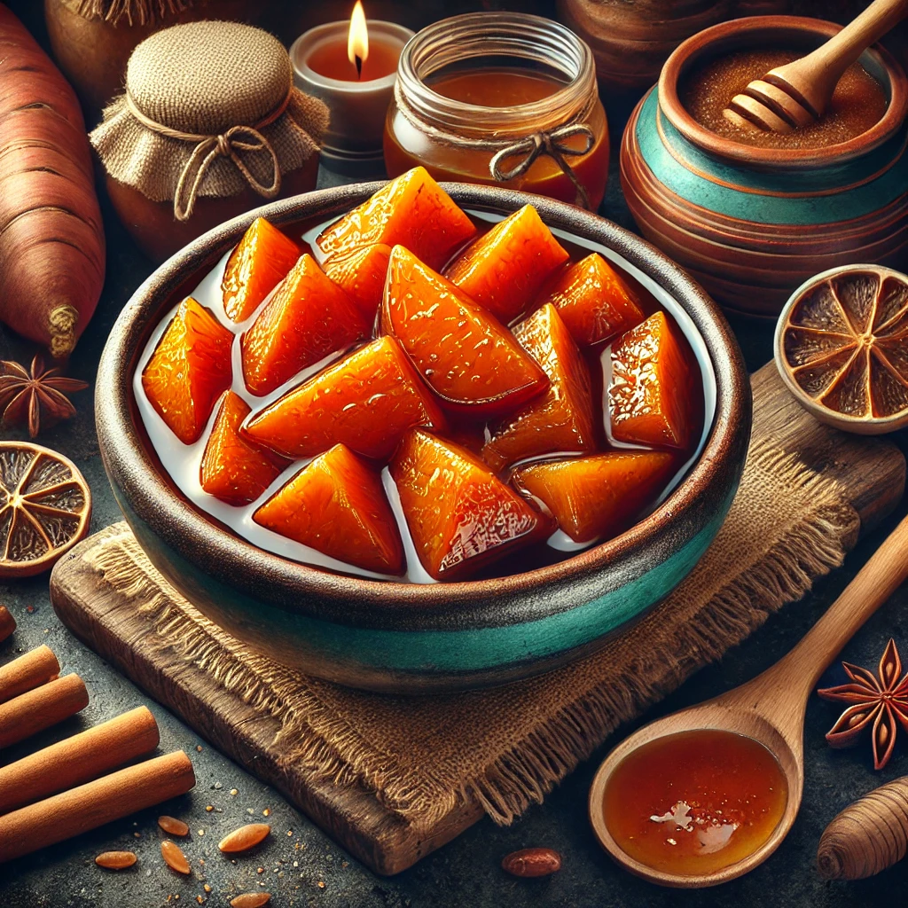 Camote en Dulce (Tatlı Patates Tatlısı)