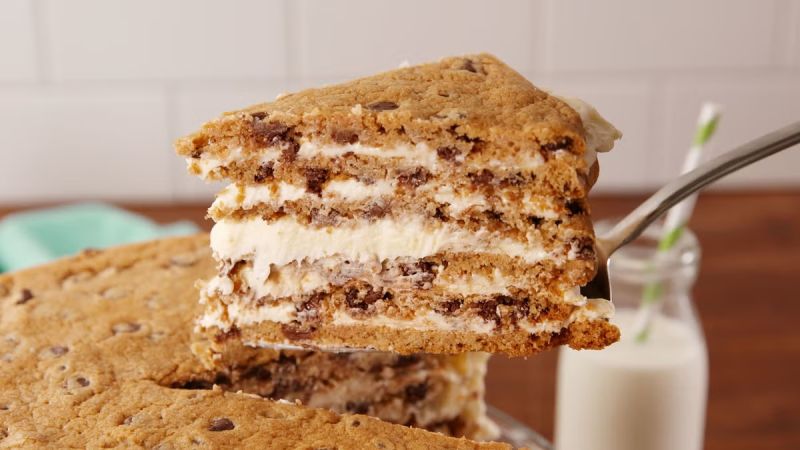 Chocolate Chip Cookie Layer Cake