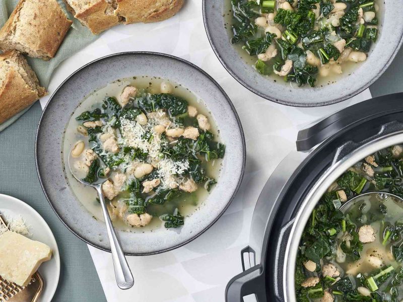 Instant Pot Tuscan Bean and Sausage Soup