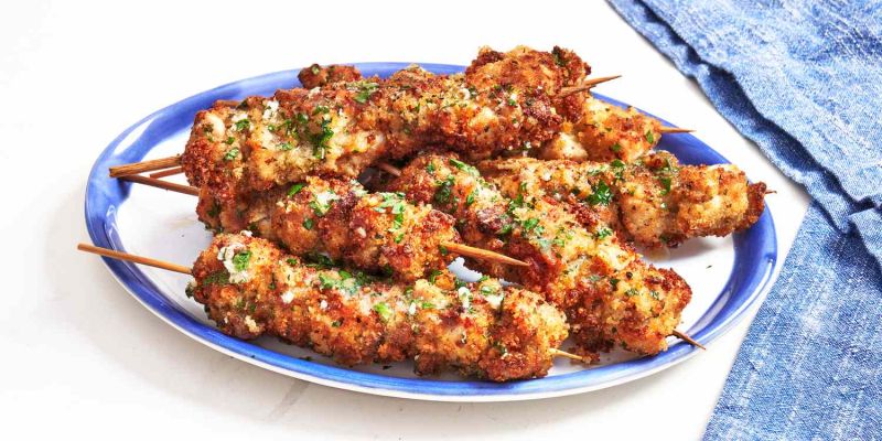 Lemon Garlic Butter Chicken Spiedini