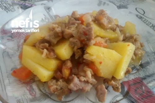 Lokum Gibi Fırında Et Yemeği