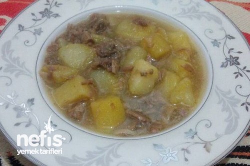 Kemik Etinden Patates Haşlaması