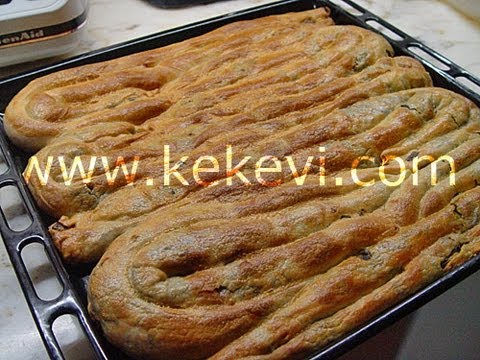 Ispanaklı Börek (El Açması) - Kekevi Börek Tarifleri