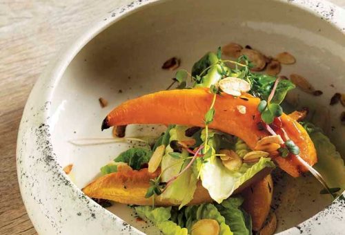 BAL KABAKLI YEŞİL SALATA