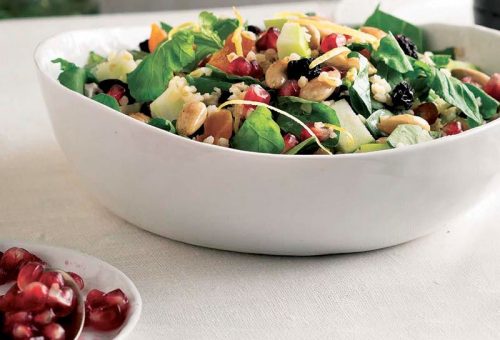 BULGURLU ISPANAK SALATASI