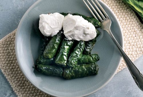 BULGURLU ISPANAK SARMA