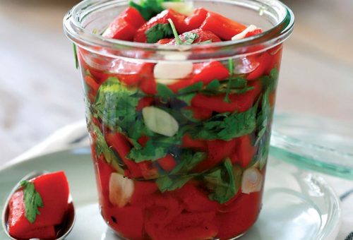 KÖZLENMİŞ BİBER TURŞUSU