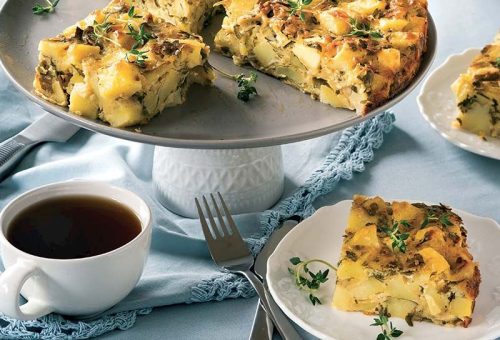 PATATESLİ VE SEMİZOTLU KEK