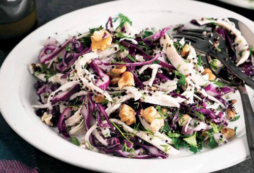 TAVUKLU KIŞ SALATASI
