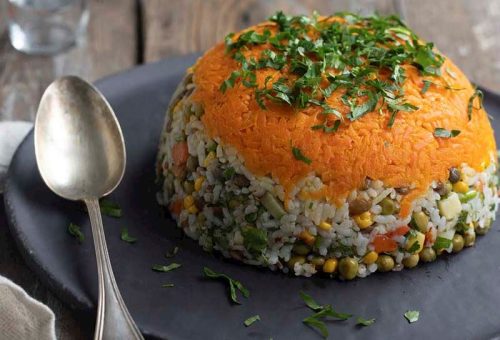 YEŞİL MERCİMEKLİ SOĞUK PİLAV SALATASI