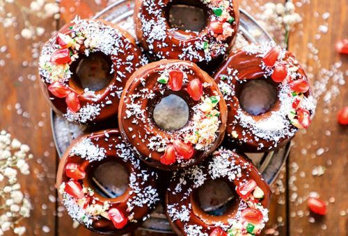 Narlı, Portakallı Ve Çikolatalı Donut