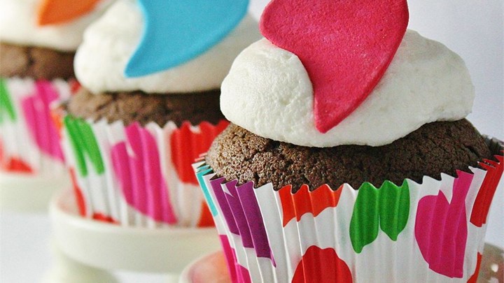 Baileys Kremalı Çikolatalı Kekler