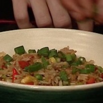 Sebzeli kızarmış pilav