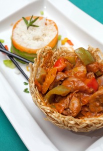 Kızarmış Acılı Tavuk