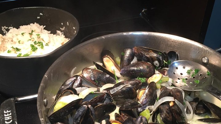 Moules en Sauce
