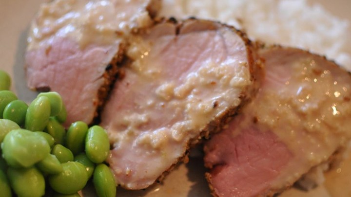 Shichimi-Seared Pork Tenderloin