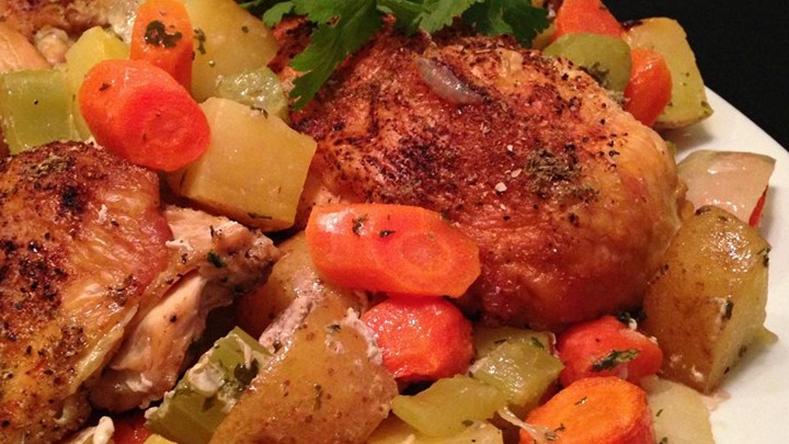 Mom's Chicken En Cocotte