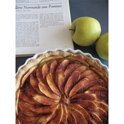 French Apple Tart (Tarte de Pommes a la Normande)