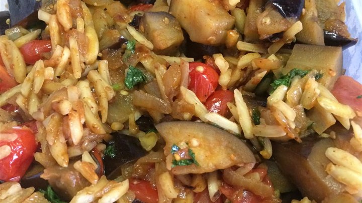 Eggplant with Almonds