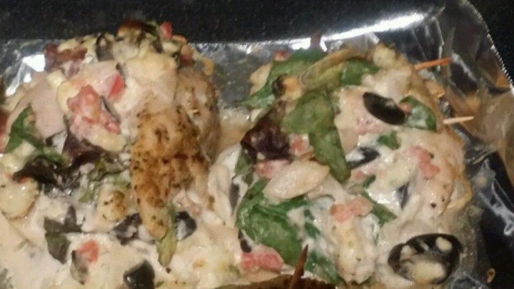 Greek Cream Cheese-Stuffed Chicken