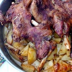 Greek Orange Roast Lamb