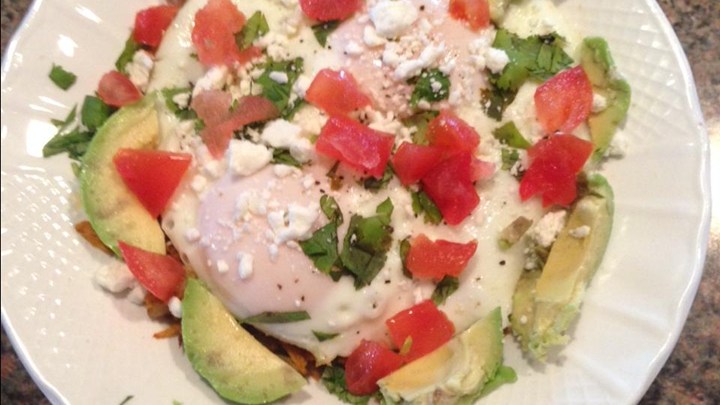 Greek Cowboy Hash and Eggs