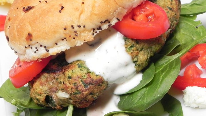 Greek Turkey Burgers