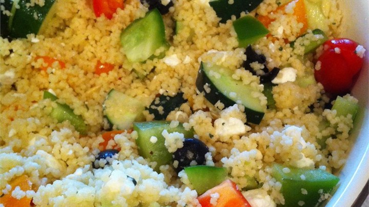Party-Size Greek Couscous Salad
