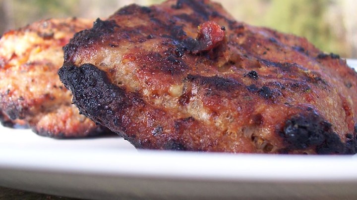 Greek Chicken Burgers with Feta