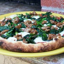 Broccoli Rabe & Sausage Pizza