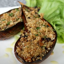 Baked Stuffed Eggplant