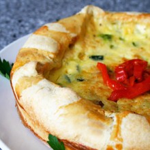 Pancetta Zucchini Breakfast Tart