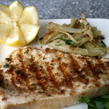 Palermo Style Grilled Swordfish
