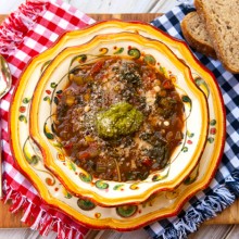 Lentil & Baby Kale Soup