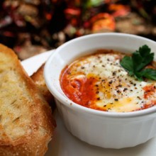 Eggs Baked In Tomato Sauce
