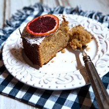 Spelt Blood Orange Snack Cake