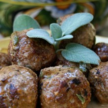 Veal Meatballs With Sage And Marsala