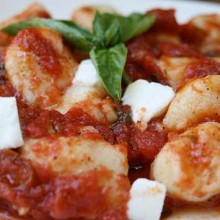 Gnocchi Caprese