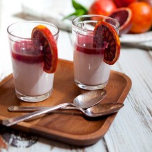 Blood Orange Panna Cotta