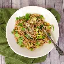 Pasta With Brussels Sprouts & Guanciale