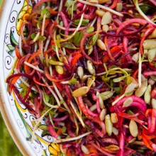 Beet, Apple & Carrot Salad