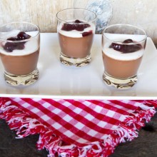 Dark Chocolate Panna Cotta