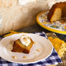 Applesauce Almond Cake