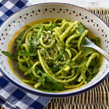Ciriole Pasta With Arugula Pesto