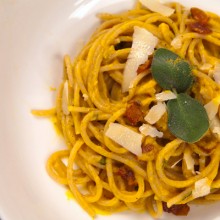 Creamy Butternut Squash, Pancetta & Sage Pasta