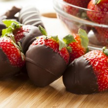 Dark Chocolate Dipped Strawberries